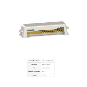 Morsettiera di Terra Equipotenziale ZIPPO 90225 - 11 Fori (16-50mmq)