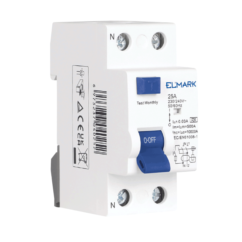 Interruttore Differenziale Puro ELMARK JEL 1A Tipo A 2P 32A 30mA (Cod. 40531)