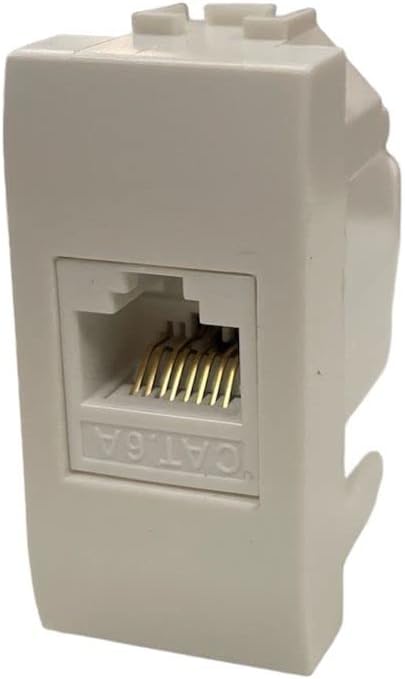 Presa RJ45 Cat.6 Toolless – Compatibile BTicino Livinglight (Bianca)