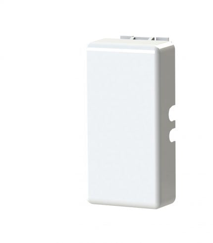 COPRIFORO 1 POSTO - 1 MODULO -compatibile gewiss system titappo con stripper spelacavi