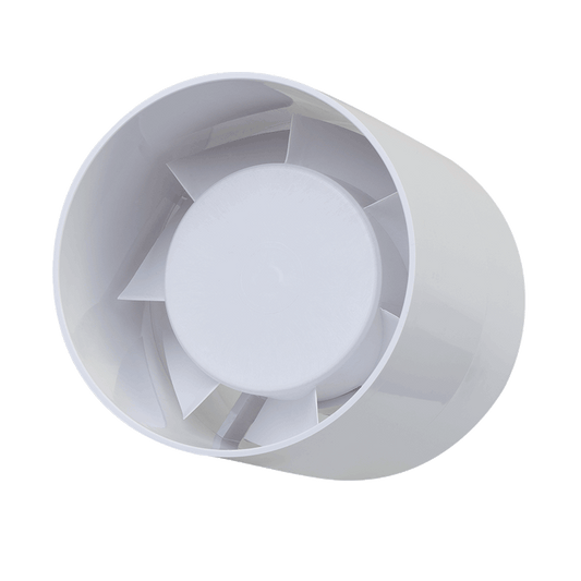 Ventilatore Estrattore Tubolare in Linea AC-Ø100mm per Condotti - Alta Portata - Basso Consumo