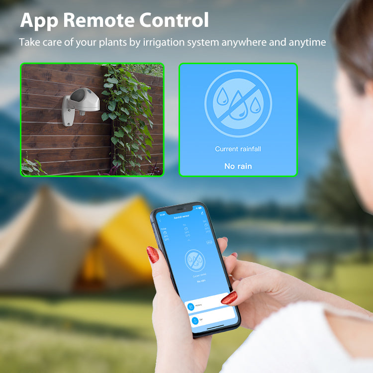 Sensore Pioggia Smart Wi-Fi Irradio IR-RAIN - Rilevatore Precipitazioni Wireless IP66 per Centralina Irrigazione