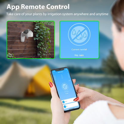 Sensore Pioggia Smart Wi-Fi Irradio IR-RAIN - Rilevatore Precipitazioni Wireless IP66 per Centralina Irrigazione