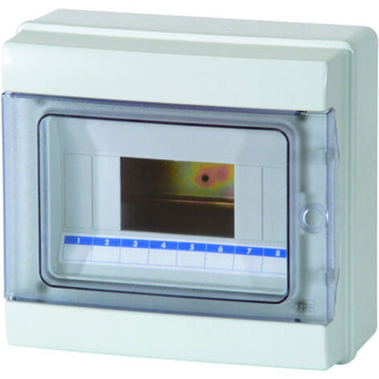 Centralino Stagno IP65 8 Moduli DIN (Montaggio a Parete) -  Made in Italy