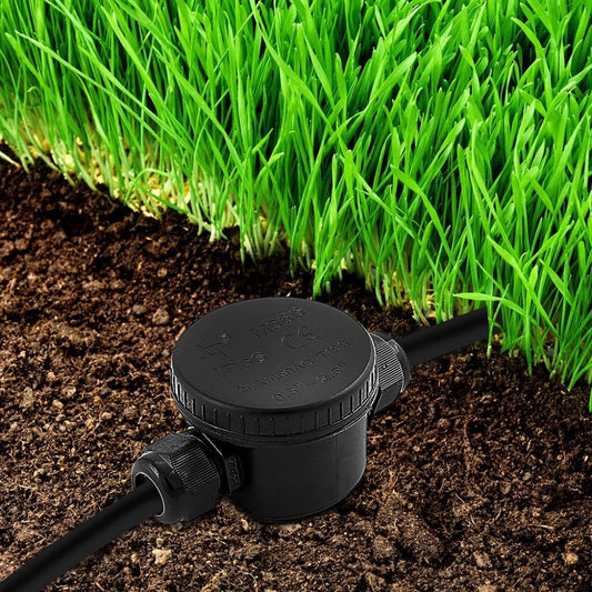 SKU 5987 VT-881  V-TAC Scatola di Derivazione con 2 Terminali 5-9mm Colore Nero IP66