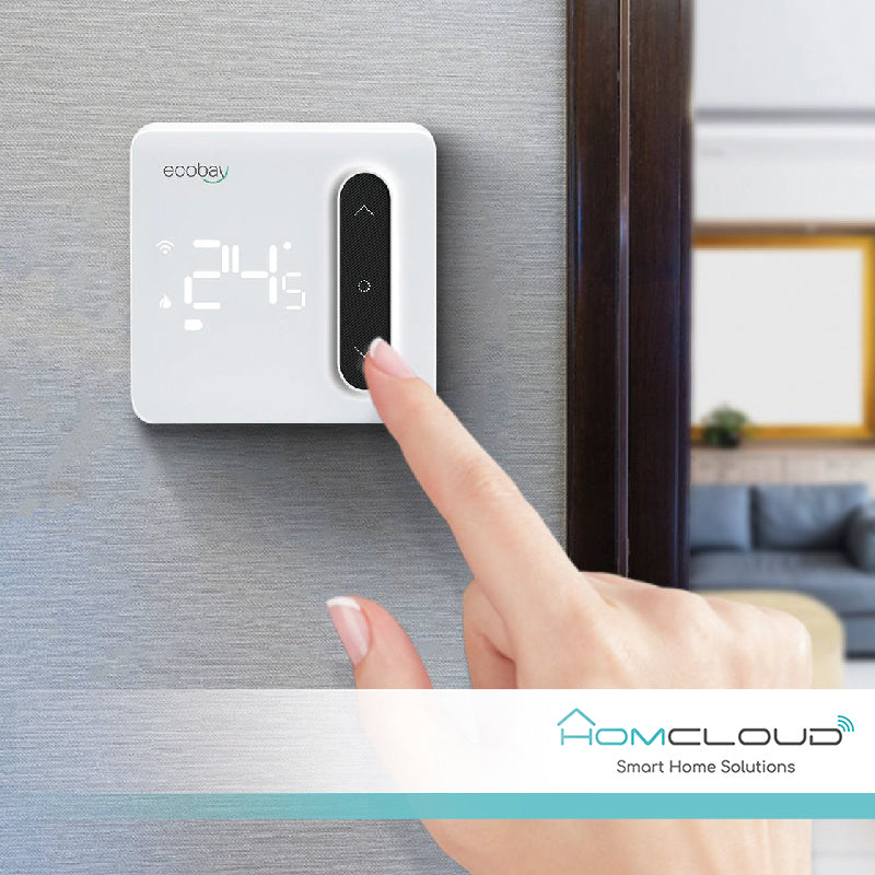 Cronotermostato digitale Smart Homcloud Wi-Fi + ricevitor RF