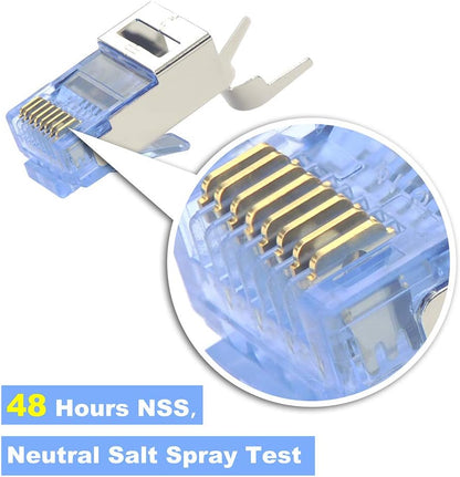 nr 1 Connettore RJ45 Cat6A cat 7 VCE Senza Attrezzi Schermato