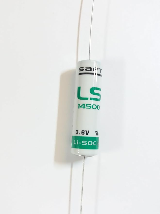 SAFT  | BATTERIA AL LITIO | LS14500 | STILO AA - BATTERIA SINGOLA 3,6 VOLT | con reofori