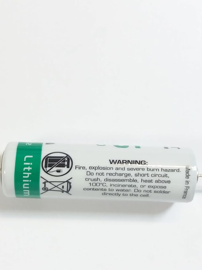 SAFT  | BATTERIA AL LITIO | LS14500 | STILO AA - BATTERIA SINGOLA 3,6 VOLT | con reofori