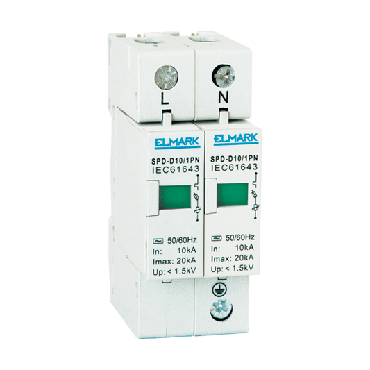 Scaricatore di Sovratensione Elmark SPD-C10/1P+N (64202)