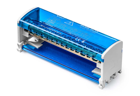 Ripartitore Modulare Bipolare 2P 125A - Morsettiera di Distribuzione da Quadro (Simet / Elmark 85141002)