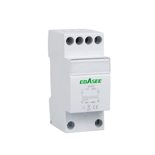 Trasformatore per Campanelli e Videocitofoni - Montaggio Guida DIN - 8V/12V/24V (15VA)