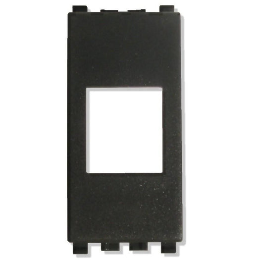 Adattatore Frutti RJ45 compatibile per Vimar Eikon nera