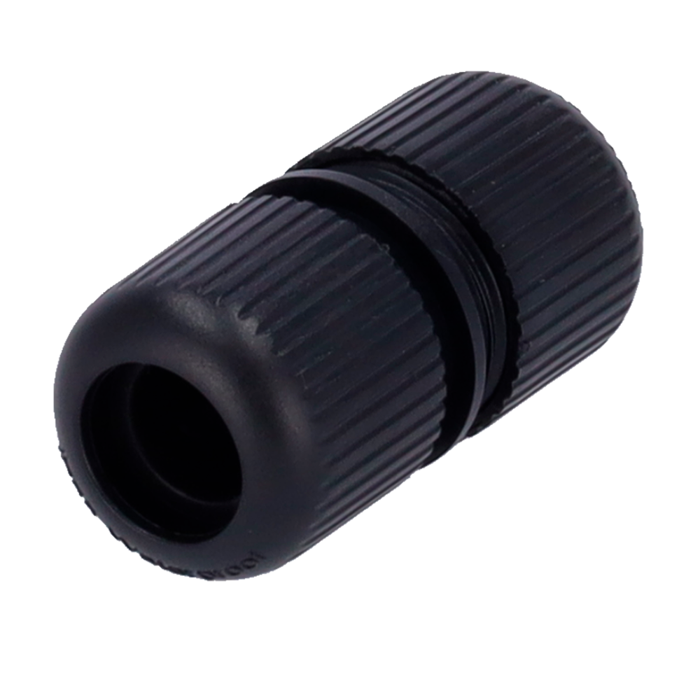 Giunto di Giunzione Impermeabile per Cavi DC - Waterproof IP67 - Pack 1 Pezzi - Nero