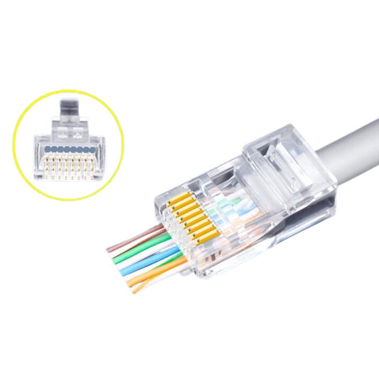 Intellinet Plug RJ45 Passante Cat6 UTP - 5 pezzi