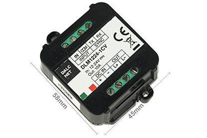 Controller Dimmer Monocanale 12/24Vdc Comandabile da Pulsante