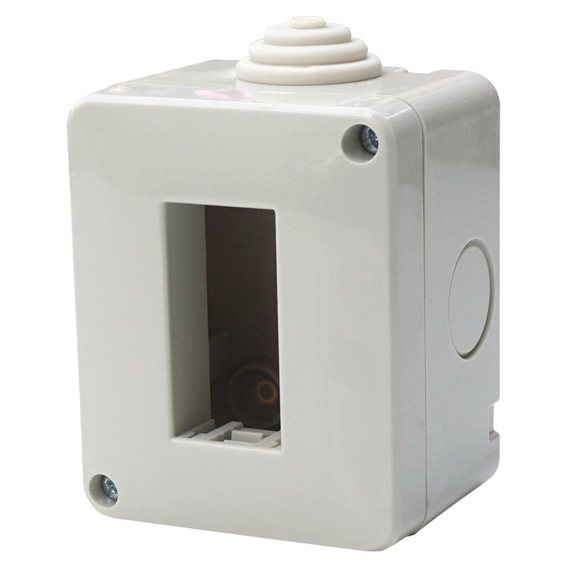 CUSTODIA ESTERNO  IP40 1 POSTI GRIGIO CHIARO COMPATIBILE VIMAR PLANA | ETTROIT | EV2501