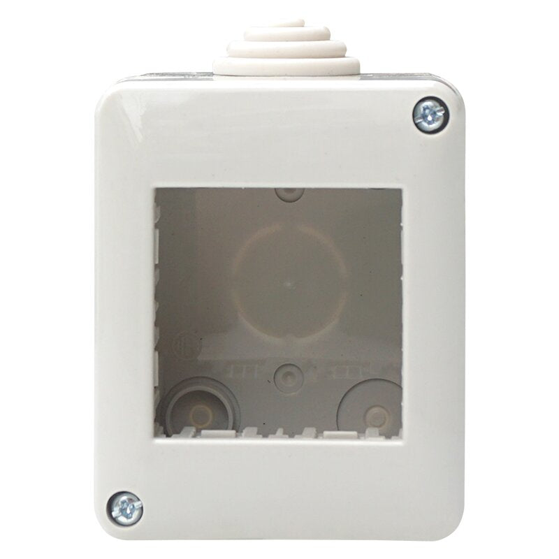 CUSTODIA ESTERNO  IP40  POSTI GRIGIO CHIARO COMPATIBILE VIMAR PLANA | ETTROIT | EV2502