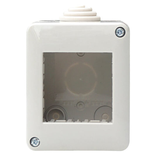 CUSTODIA ESTERNO  IP40  POSTI GRIGIO CHIARO COMPATIBILE VIMAR PLANA | ETTROIT | EV2502