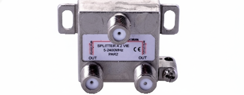 PAR2 - PARTITORI (SPLITTER) TIPO F CLASSE A CON PASSAGGIO DI C.C.