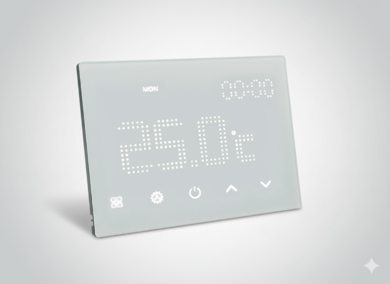 Cronotermostato WiFi Smart da incasso Luxtec ETWF4301 bianco