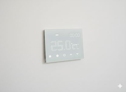 Cronotermostato WiFi Smart Luxtec ETWF4301 | Powered by Tuya, Controllo da App, Incasso