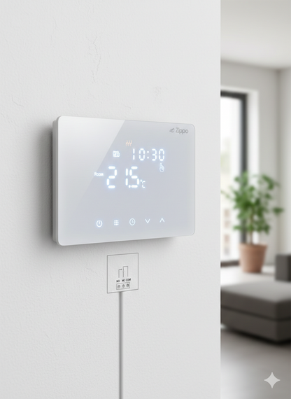 Cronotermostato Digitale Settimanale Zippo DUO/HC Touch Screen - Caldo/Freddo - Batterie (Cod. 19311B)
