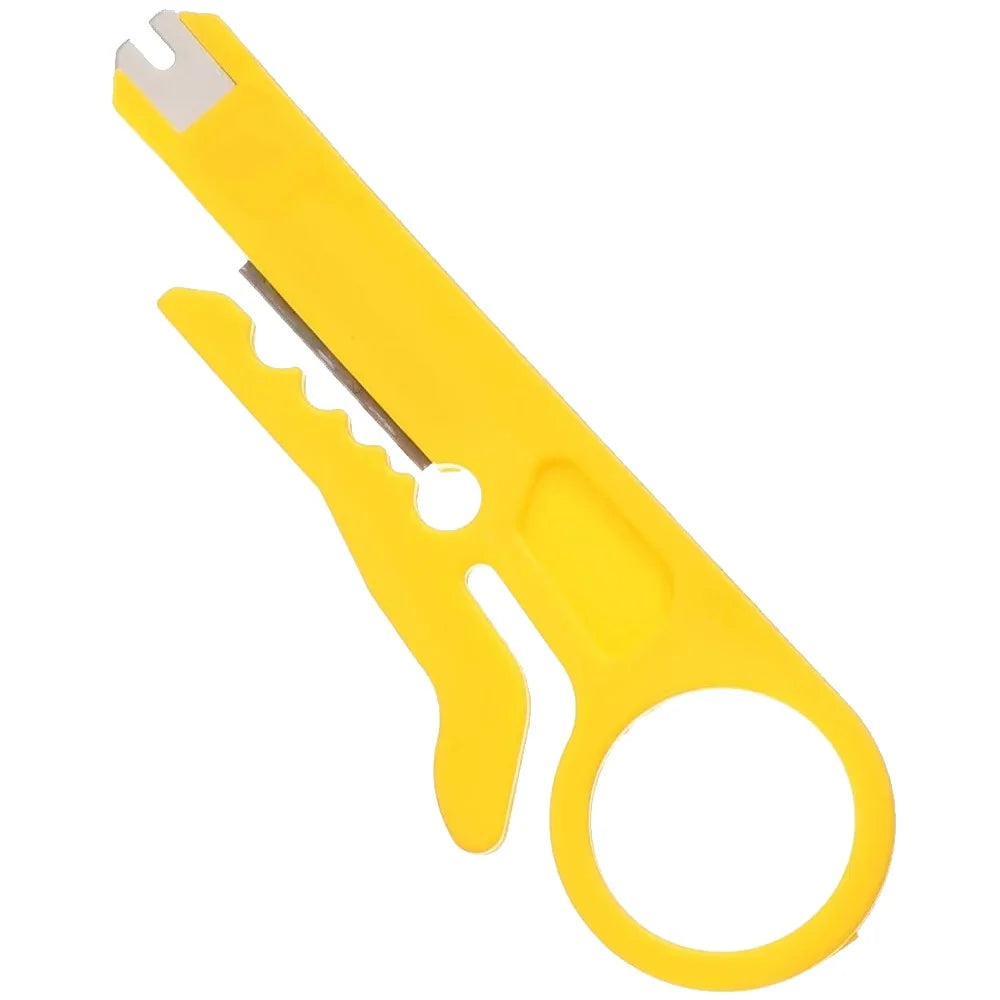 Inseritore Professionale Punch-Down per Morsettiere 110 e Frutti RJ45 - Strumento per Cablaggio Reti LAN e Pannelli Patch