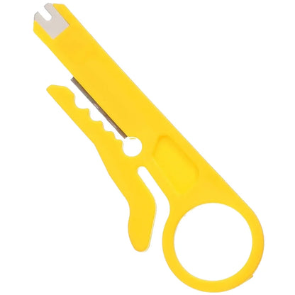 Inseritore Professionale Punch-Down per Morsettiere 110 e Frutti RJ45 - Strumento per Cablaggio Reti LAN e Pannelli Patch