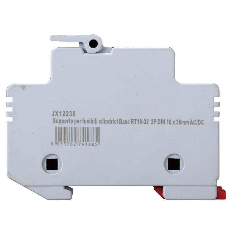 Ettroit portafusibile per fusibili cilindrici Base RT18-32 2P DIN 10,3x 38mm AC/DC | JX12238