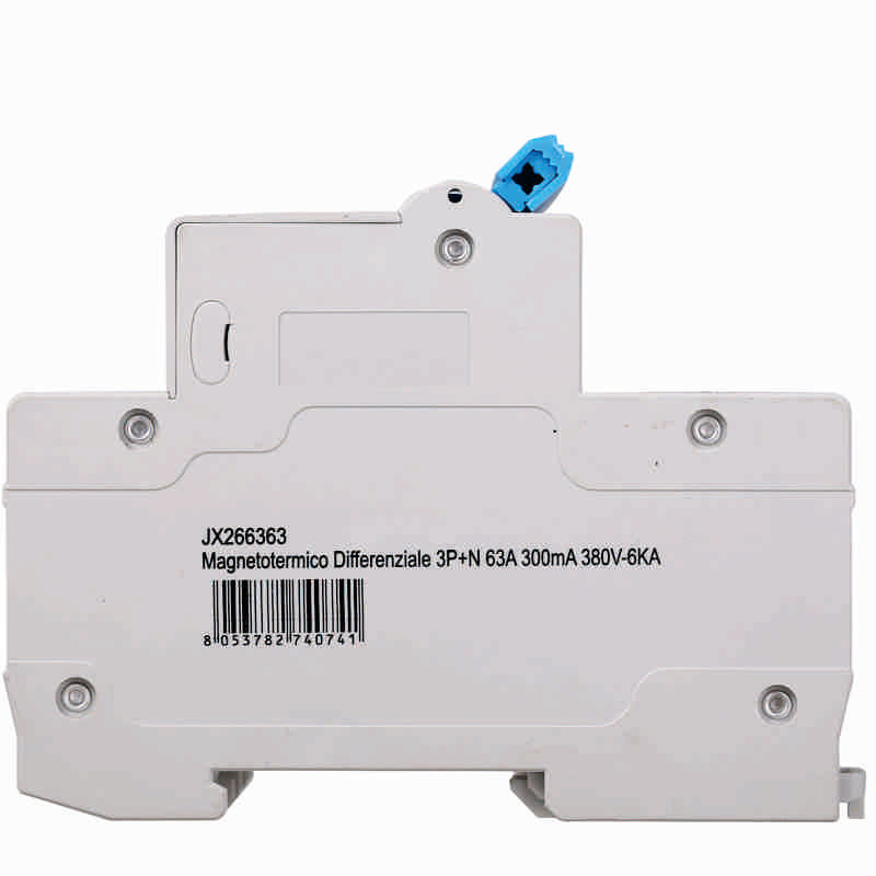 Ettroit Magnetotermico Differenziale 3P+N 63A 300mA 380V-6KA | JX266363