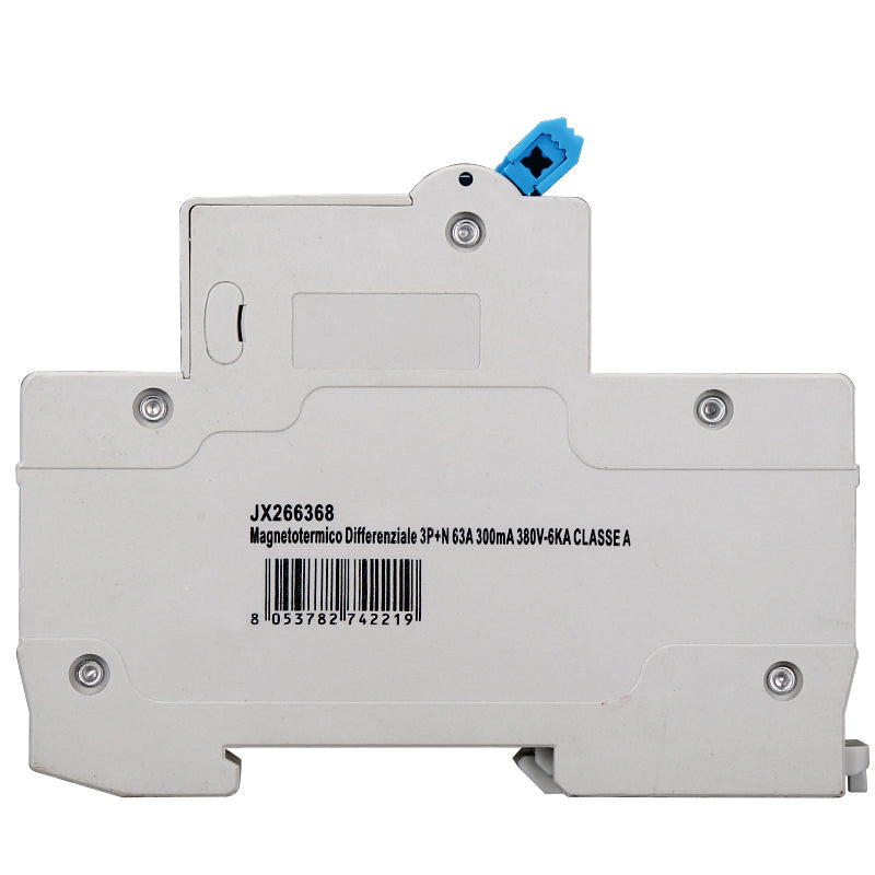 Magnetotermico Differenziale 3P+N 63A 300mA 380V 6KA Classe A Ettroit - JX266368