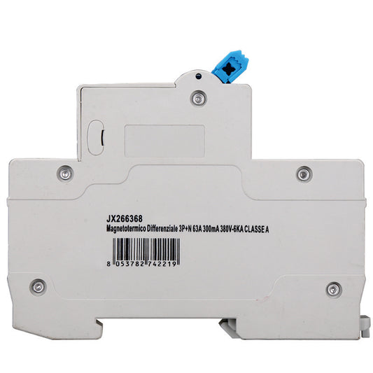 Magnetotermico Differenziale 3P+N 63A 300mA 380V 6KA Classe A Ettroit - JX266368