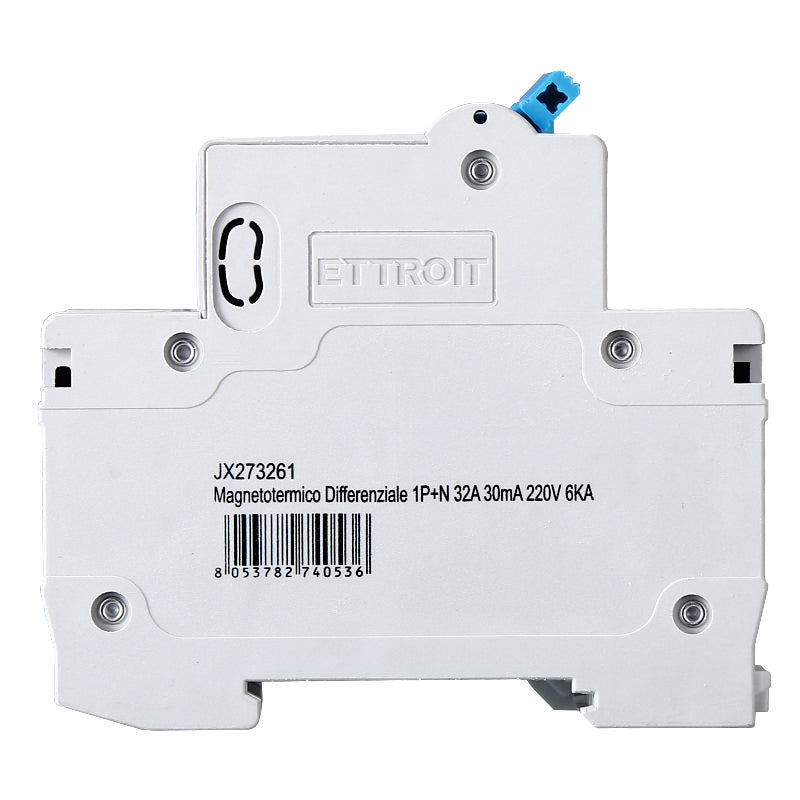 ETTROIT MAGNETOTERMICO DIFFERENZIALE 1P+N 32A 30MA 220V-6KA | JX273261