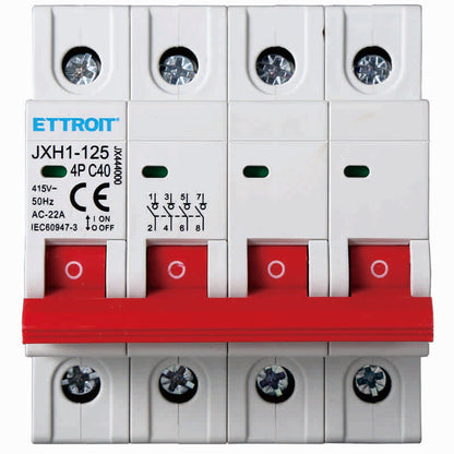 Interruttore Sezionatore 4 Poli 40A 380V-415V - Ettroit JX444000