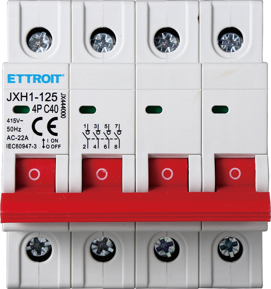 Interruttore Sezionatore 4 Poli 40A 380V-415V - Ettroit JX444000