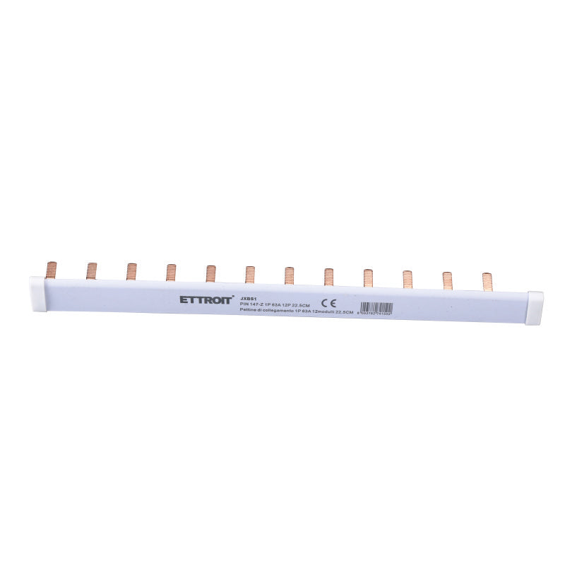 ETTROIT PETTINE DI COLLEGAMENTO 1P 63A 12MODULLI 22.5CM | JXBS1