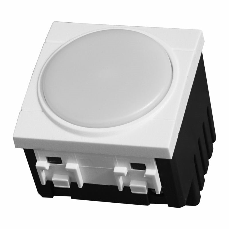 Lampada di Emergenza LED 2 Moduli – Serie Space Ettroit (LB4201) - Bianco - Compatibile Bticino Livinglight