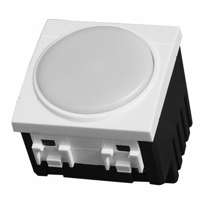 Lampada di Emergenza LED 2 Moduli – Serie Space Ettroit (LB4201) - Bianco - Compatibile Bticino Livinglight