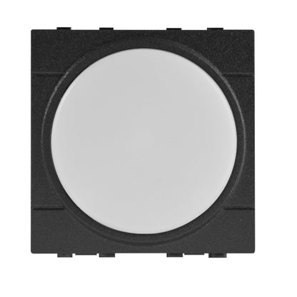 Lampada di Emergenza LED 2 Moduli – Serie Space Ettroit (LN4201) - Nero - Compatibile Living International / Livinglight