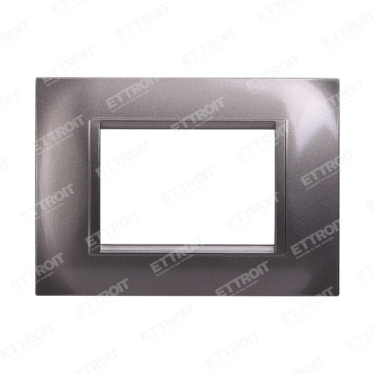 Ettroit PLACCA QUADRATA 3P TITANIO | LN89308