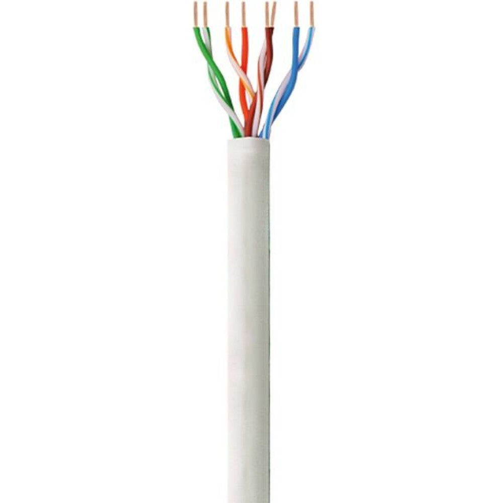 Cavo di Rete Cat. 5e CCA UTP Rigido | Matassa 305m Grigia per Installazioni