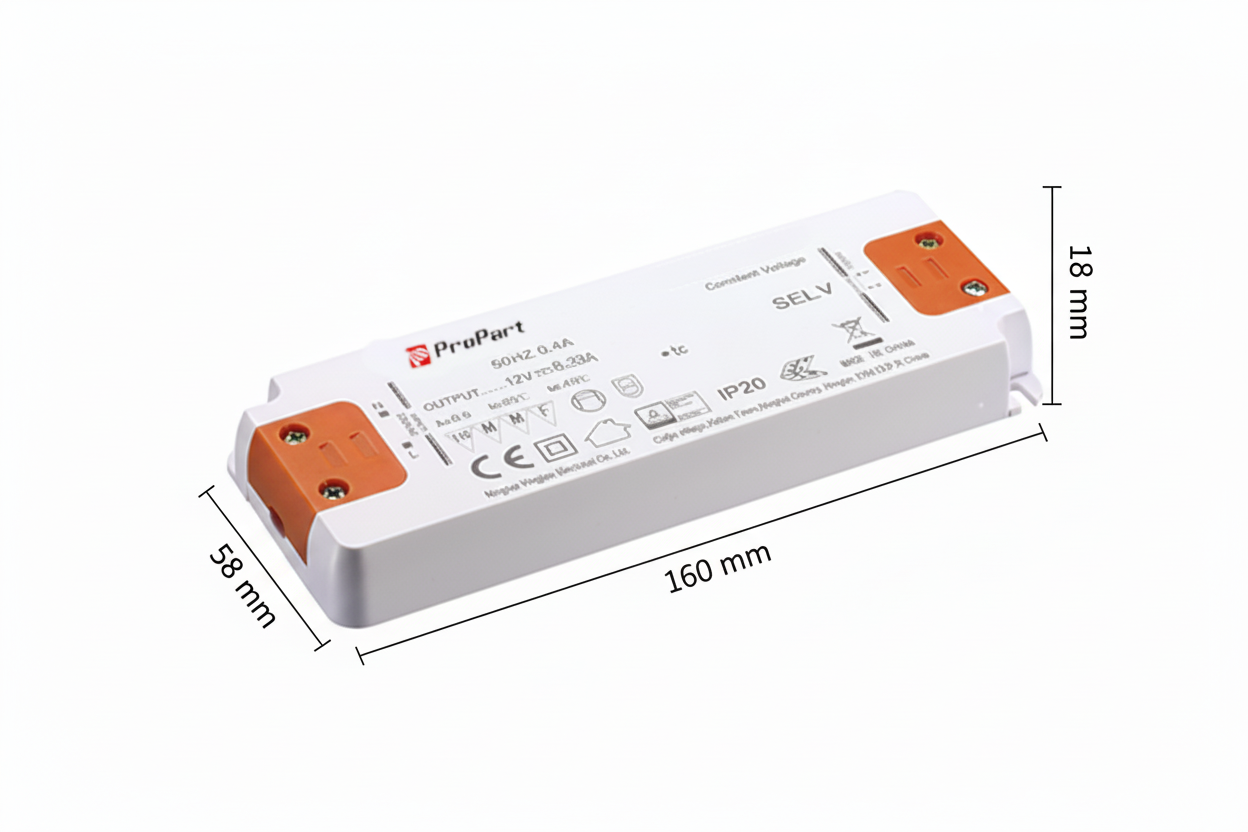 Alimentatore LED Slim PEX20-20W24V | 24V DC 20W IP20 Professional