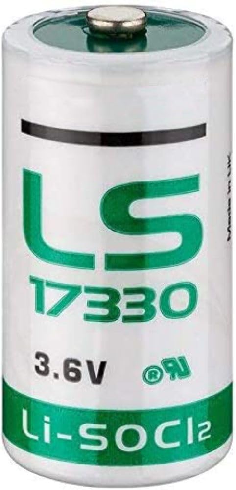 Pila al Litio Saft LS17330 - 2/3 AA 3,6V 2,1Ah (Alta Capacità)