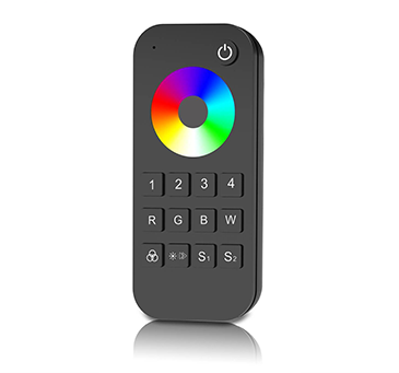 Telecomando RF RGB/RGBW 4 Zone con Touch Wheel - Controllo Wireless Avanzato LED