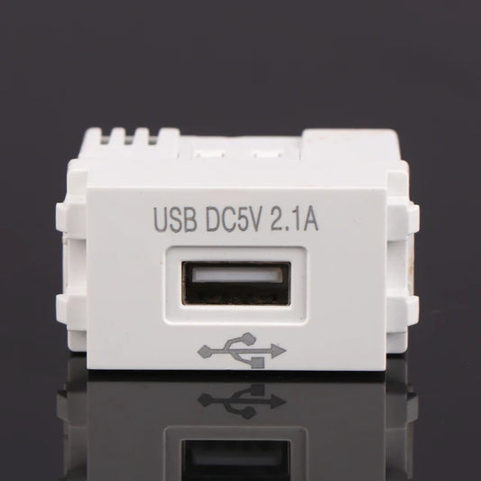  Presa USB da Incasso 2.1A (5V) - Compatta per Scatole 503 e Derivazione