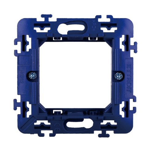 Supporto 2Moduli per scatole tonde 2 Posti Compatibile Bticino Light,international,tech (Copia)