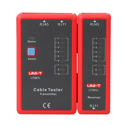 Tester Cavi di Rete RJ45/RJ11 Uni-T UT681L Spegnimento automatico