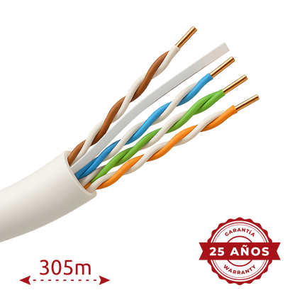 Scatola di cartone Pull-Box cavo di rete CAT6 UTP 305m LSZH Safire