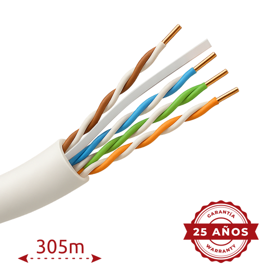 Scatola di cartone Pull-Box cavo di rete CAT6 UTP 305m LSZH Safire